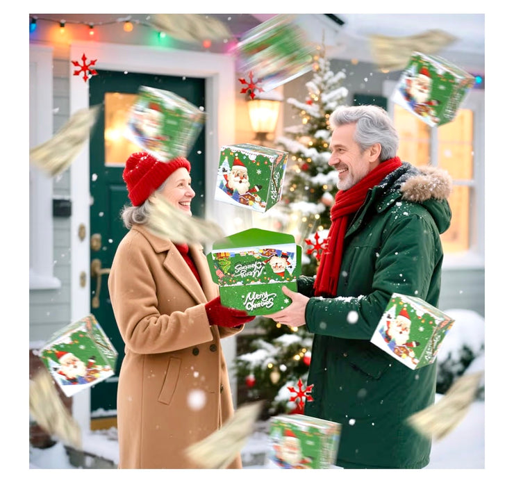 Surprise Gift Box Explosion for Money, Unique Folding Bouncing Money Box for Cash Gift, Christmas Surprise Gift Box, Pop-Up Explosion Gifts Boxs, for Birthday Anniversary Valentine Proposal